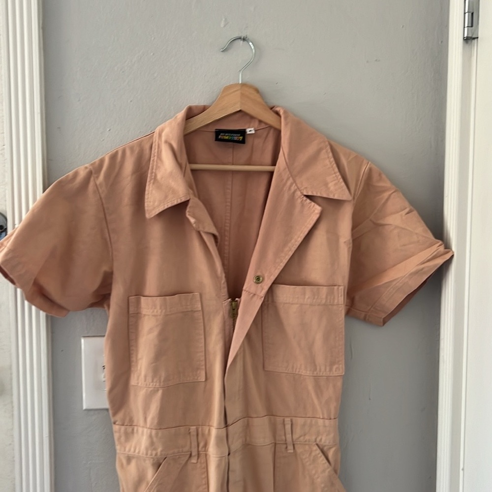 Big Bud Press Baby Pink Short Sleeve Jumpsuit